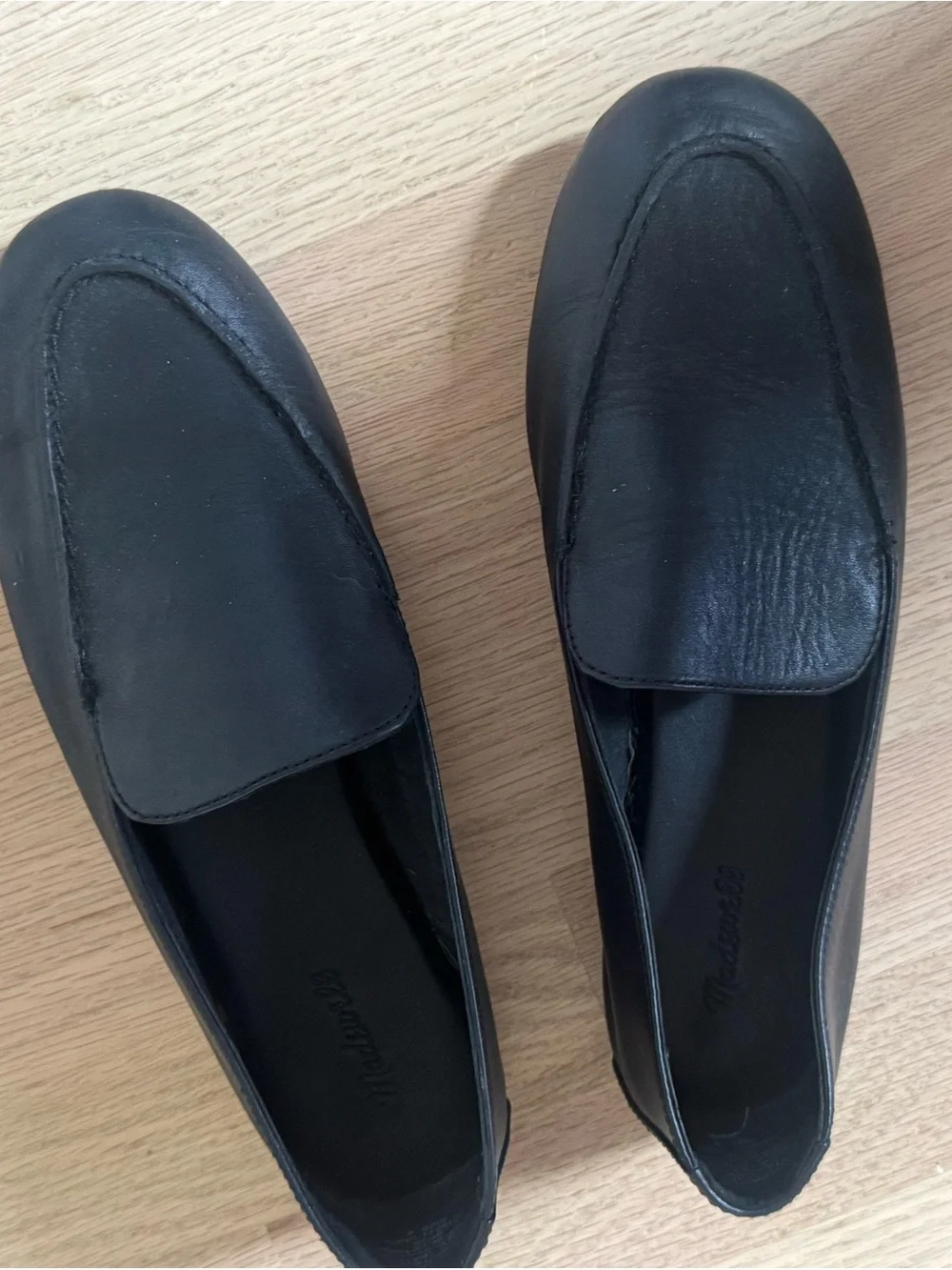 Madewell The Dolli Glove Loafer — True Black Women’s Leather Loafers